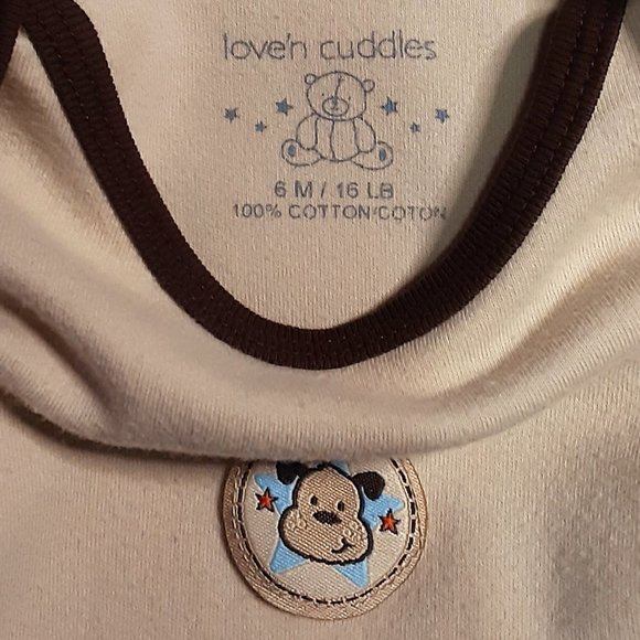 ❄️ 6m | Love'n Cuddles | Long Sleeved Bodysuit/Onesie - Picture 3 of 3
